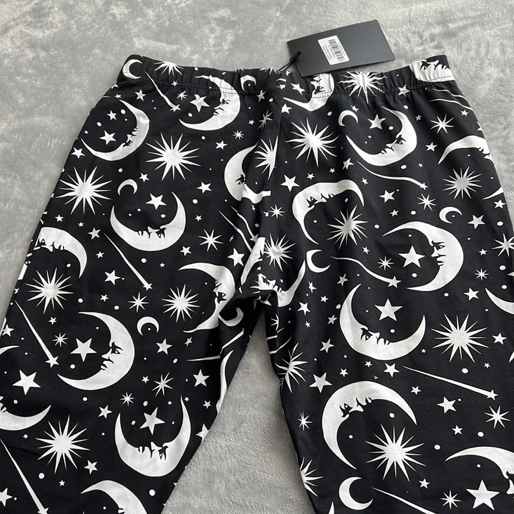 NWT Killstar Under The Stars Leggings Black White Size XXL - Picture 4 of 12